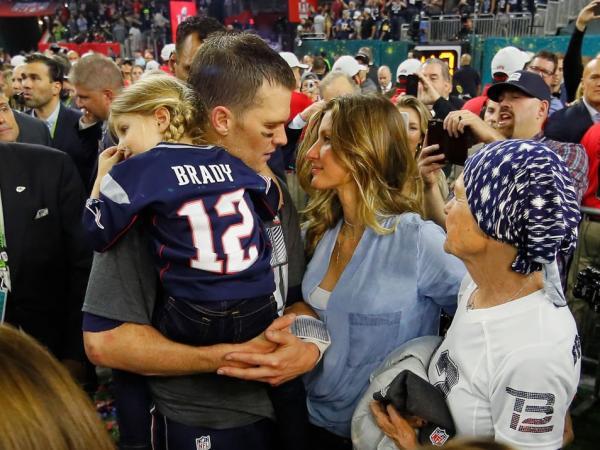 BBC Mundo: Tom Brady junto a Gisele Bündchen.