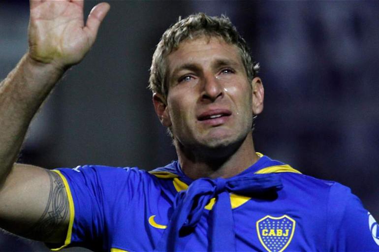Martín Palermo se retiró del fútbol profesional el 2011 con Boca Juniors.