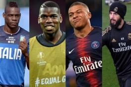 Balotelli Pogba Mbappe Isco